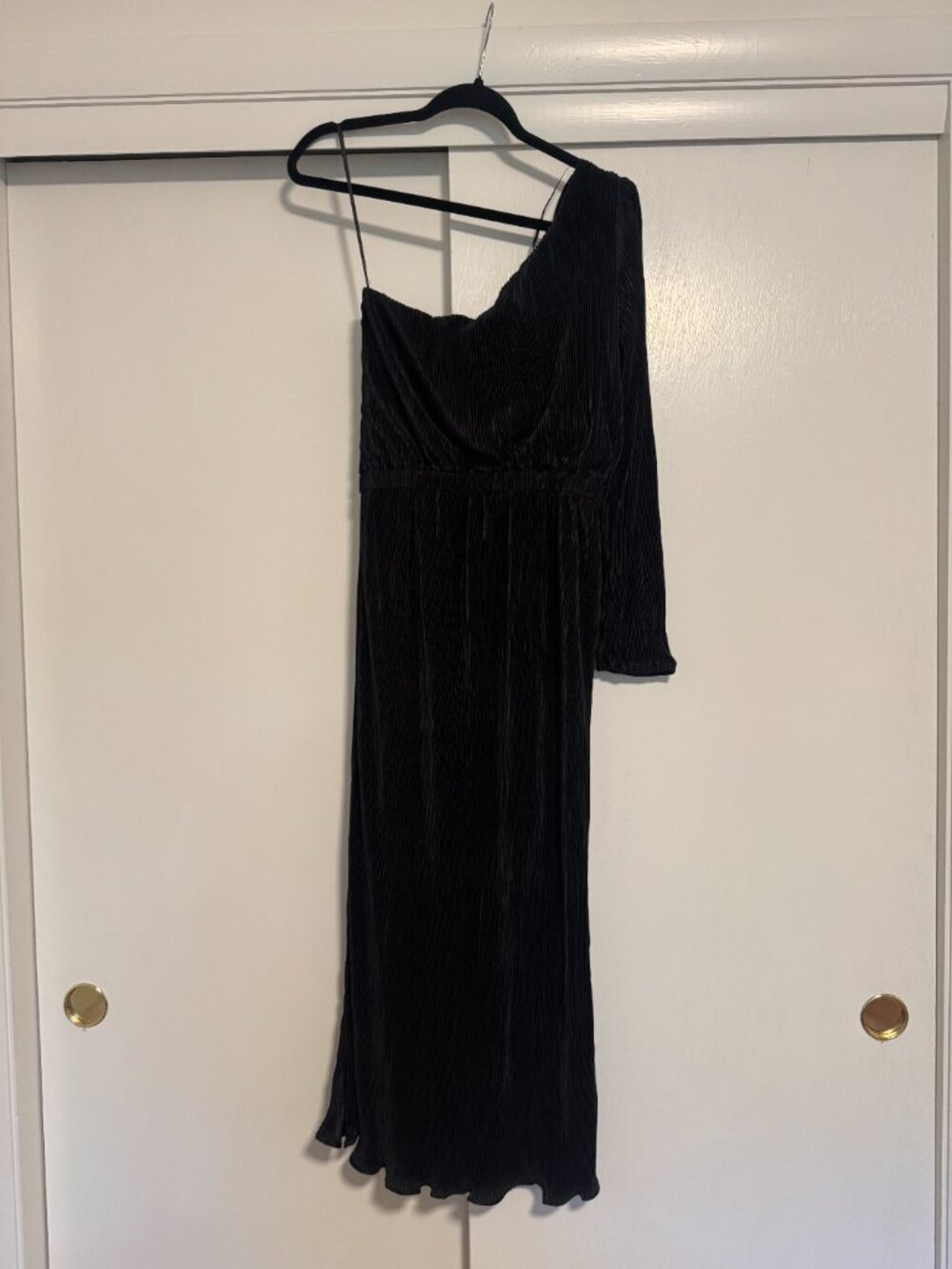Pontee One Shoulder Pleated Midi Dress - Petal and Pup - NWOT - Picture 5 of 8